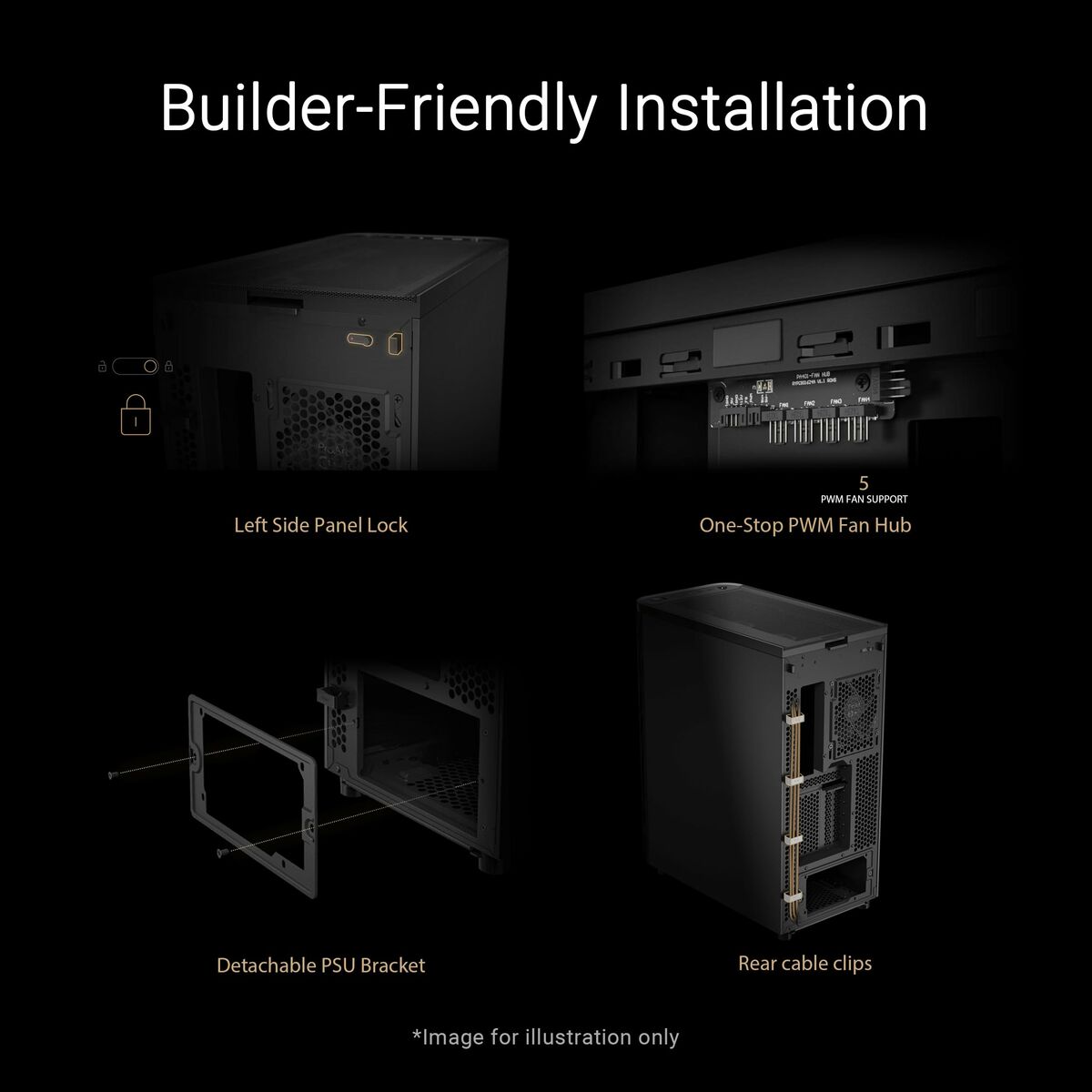 Caja Semitorre ATX Asus 90DC00M0-B39020 Negro
