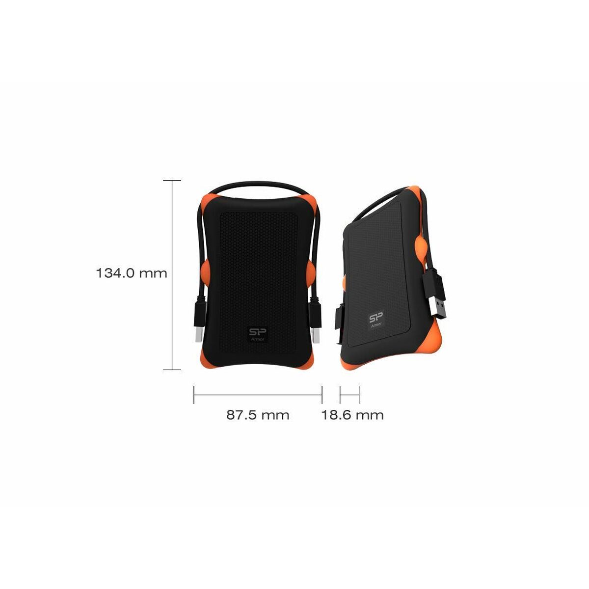 Caja Externa Silicon Power Armor A30 Blanco 2,5"