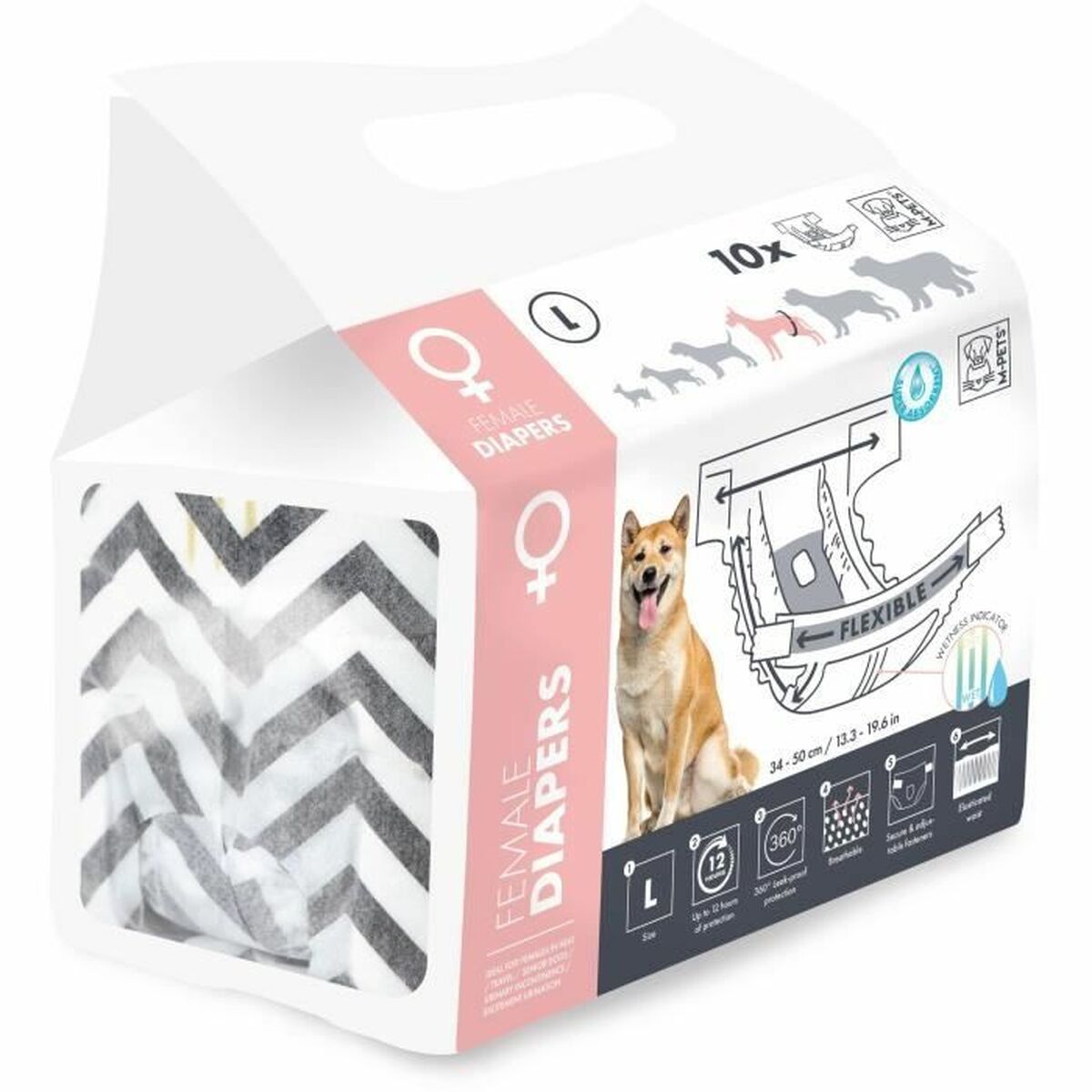 Pañales MPETS 10 Unidades