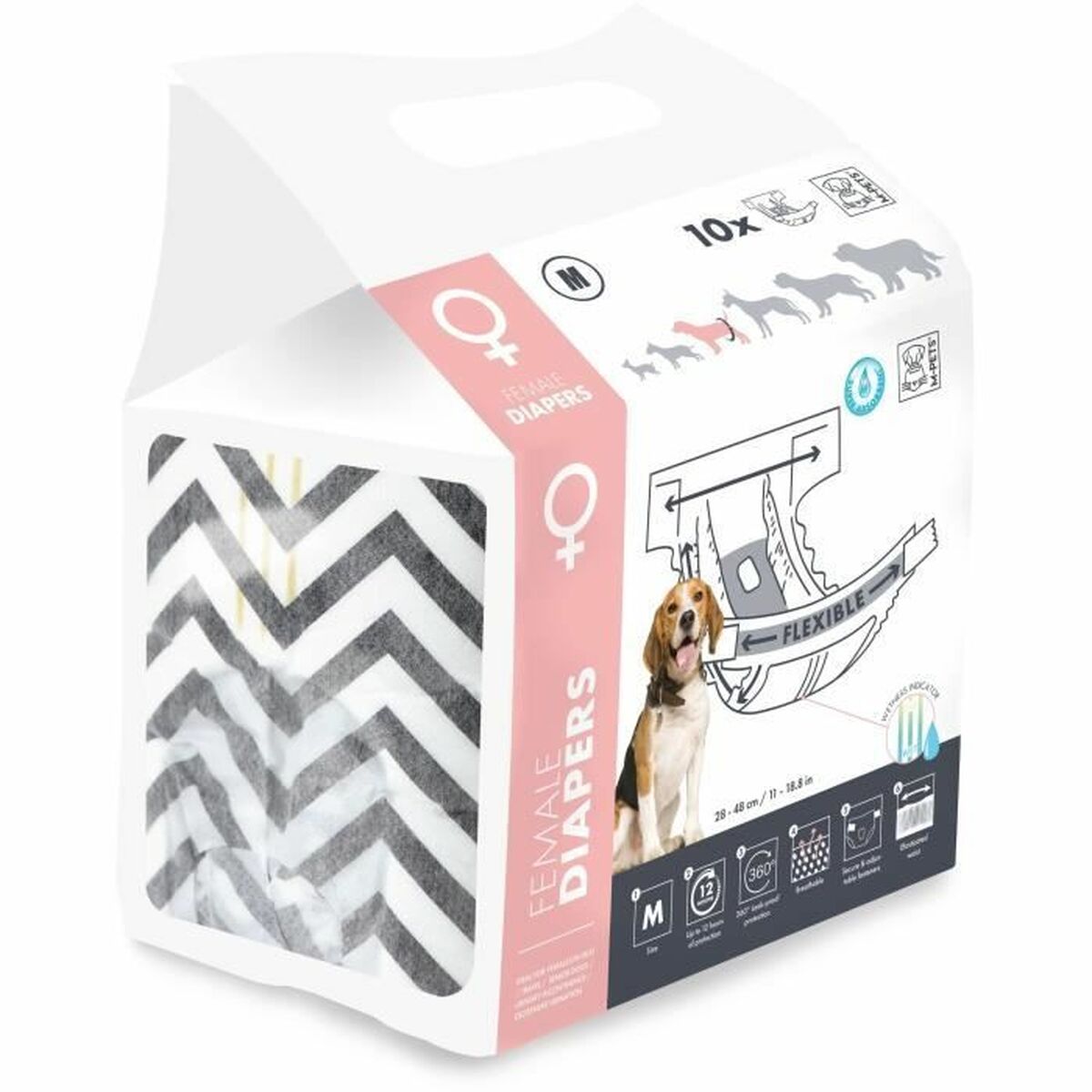 Pañales MPETS 10 Unidades