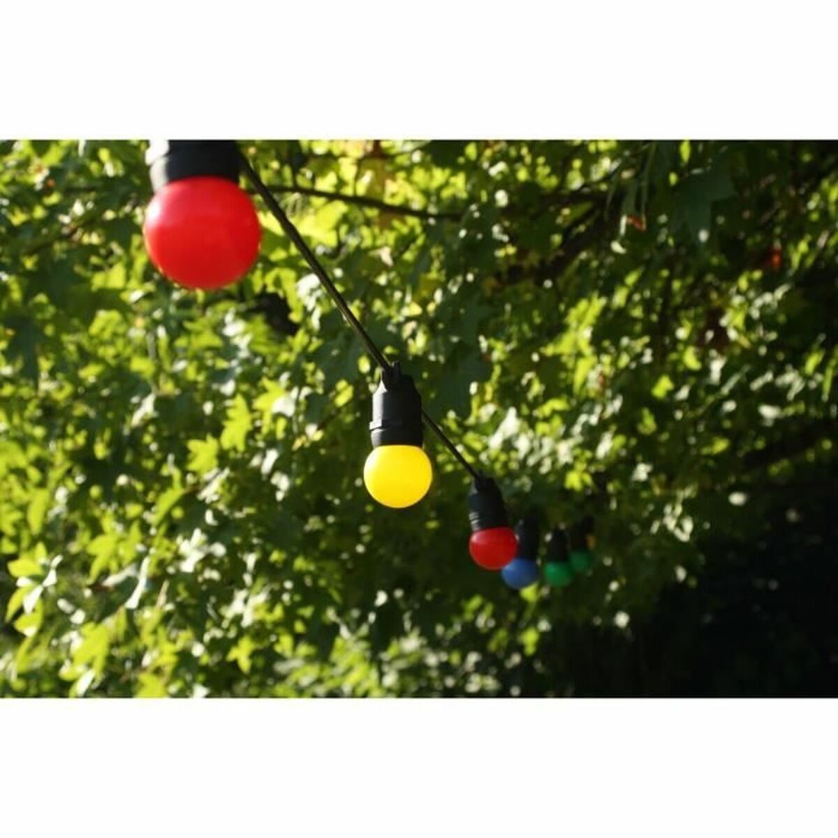 Guirnalda de Luces LED Negro Multicolor 5 m LED