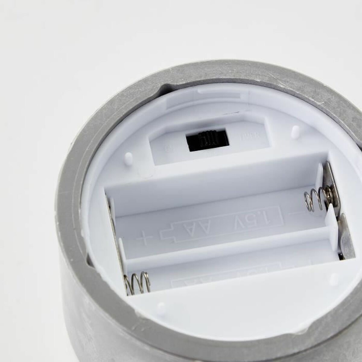 Vela LED Brilliant Gris Plástico