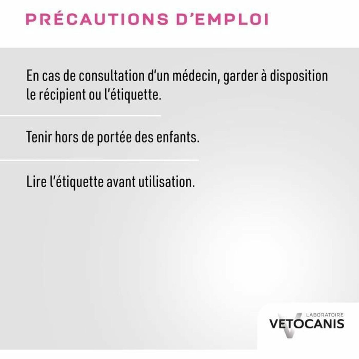 Champú para mascotas Vetocanis