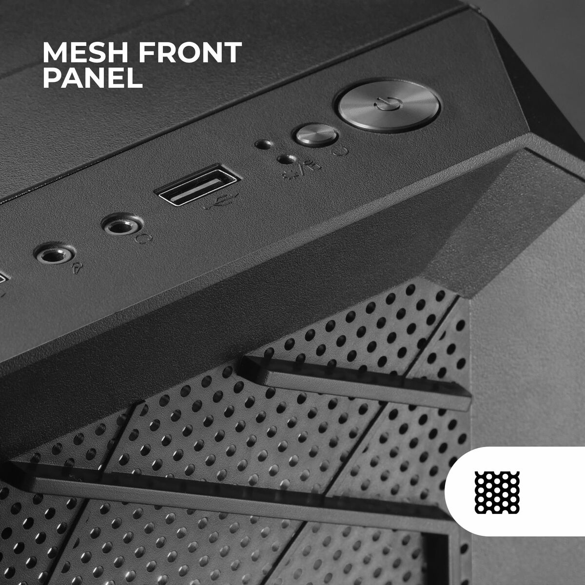 Caja Semitorre ATX Mars Gaming MC2000 Negro