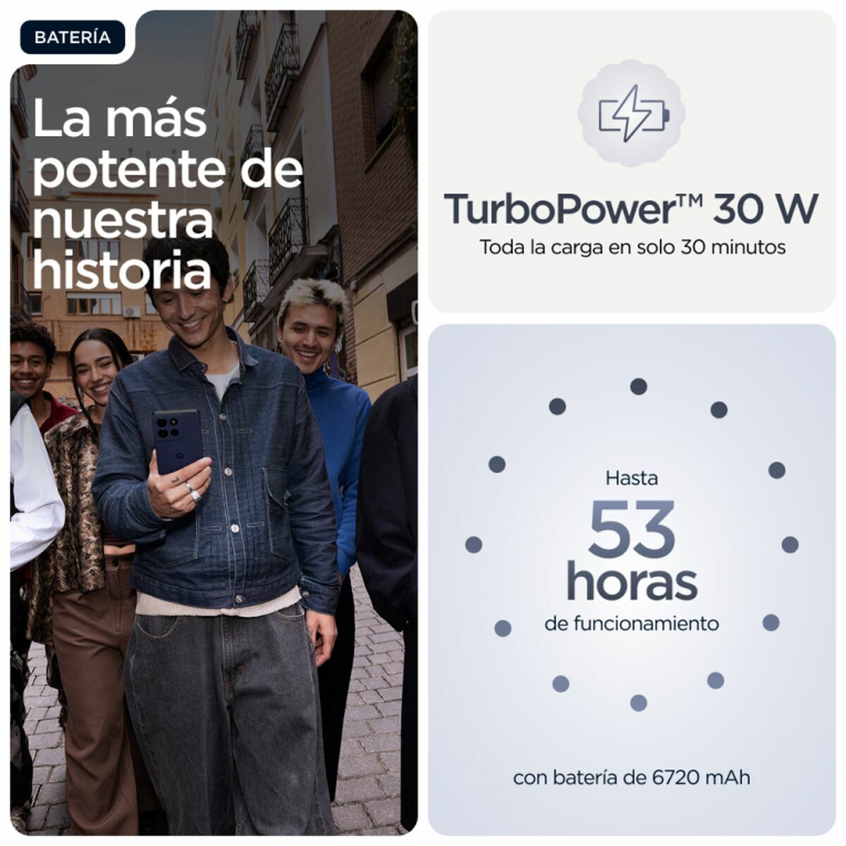 Smartphone Motorola PB8X0012SE 8 GB RAM 6,67" 512 GB Azul