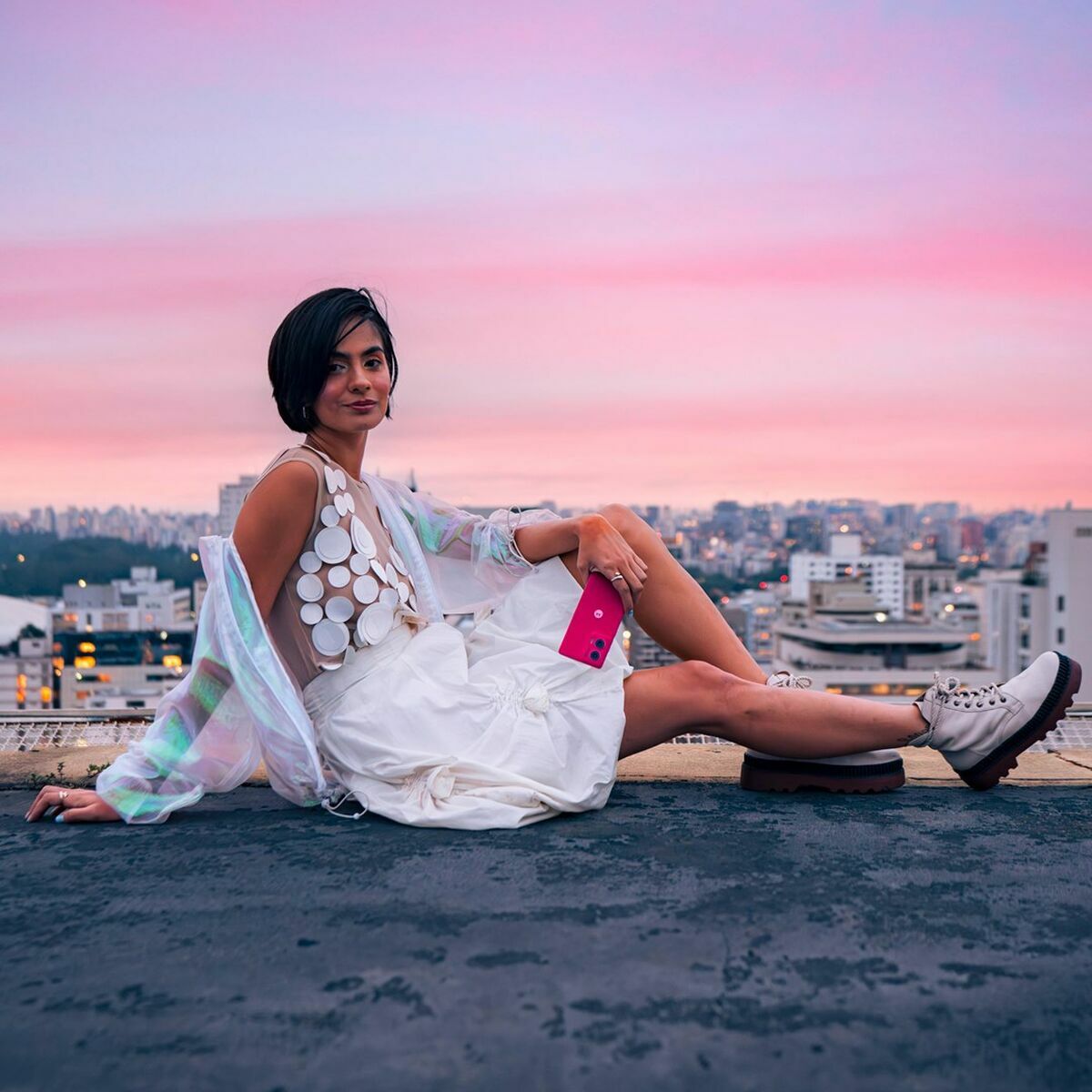 Smartphone Motorola PB3T0045RO 6,7" Octa Core 8 GB RAM 256 GB Rosa