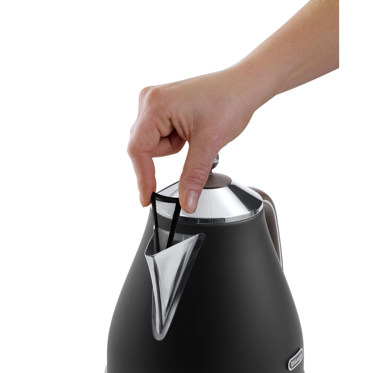 Hervidor DeLonghi KBOV 2001.BK 2000 W 1,7 L Negro Acero Inoxidable