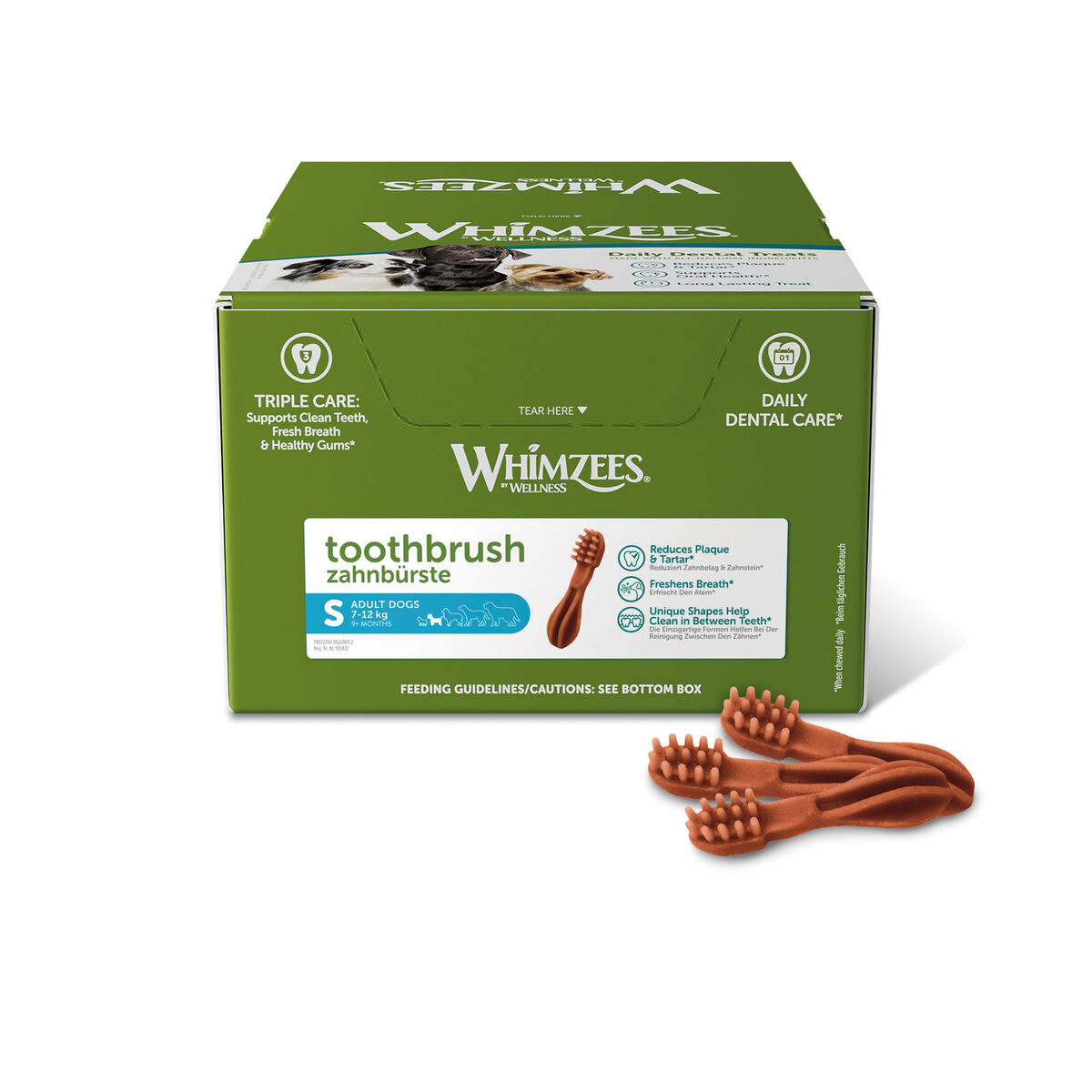 Comida húmeda Whimzees ToothBrush 150 Unidades