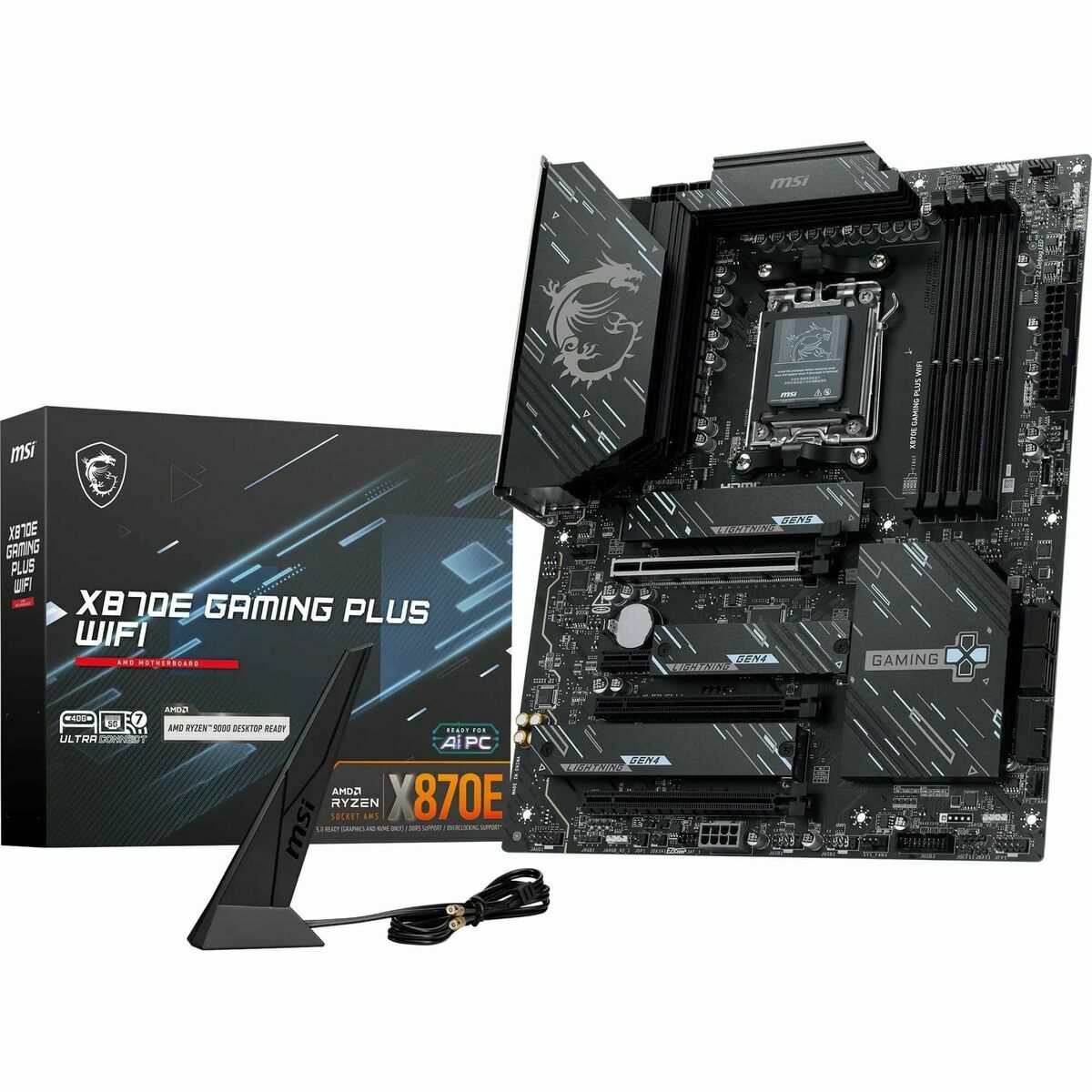 Placa Base MSI X870E GAMING PLUS WIFI AMD X870E AMD AM5