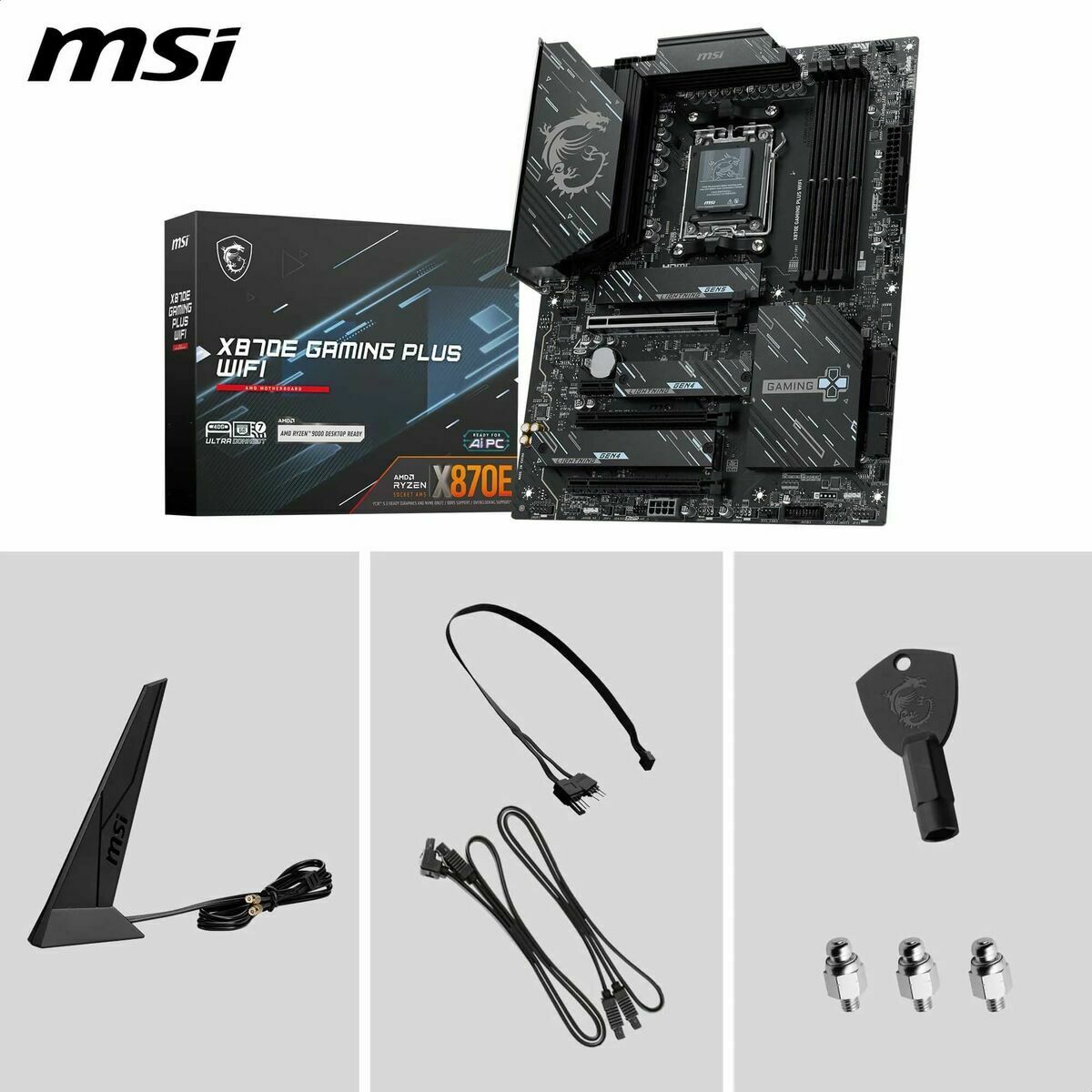 Placa Base MSI X870E GAMING PLUS WIFI AMD X870E AMD AM5