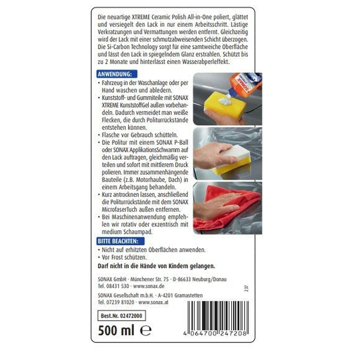 Set de pintura Sonax