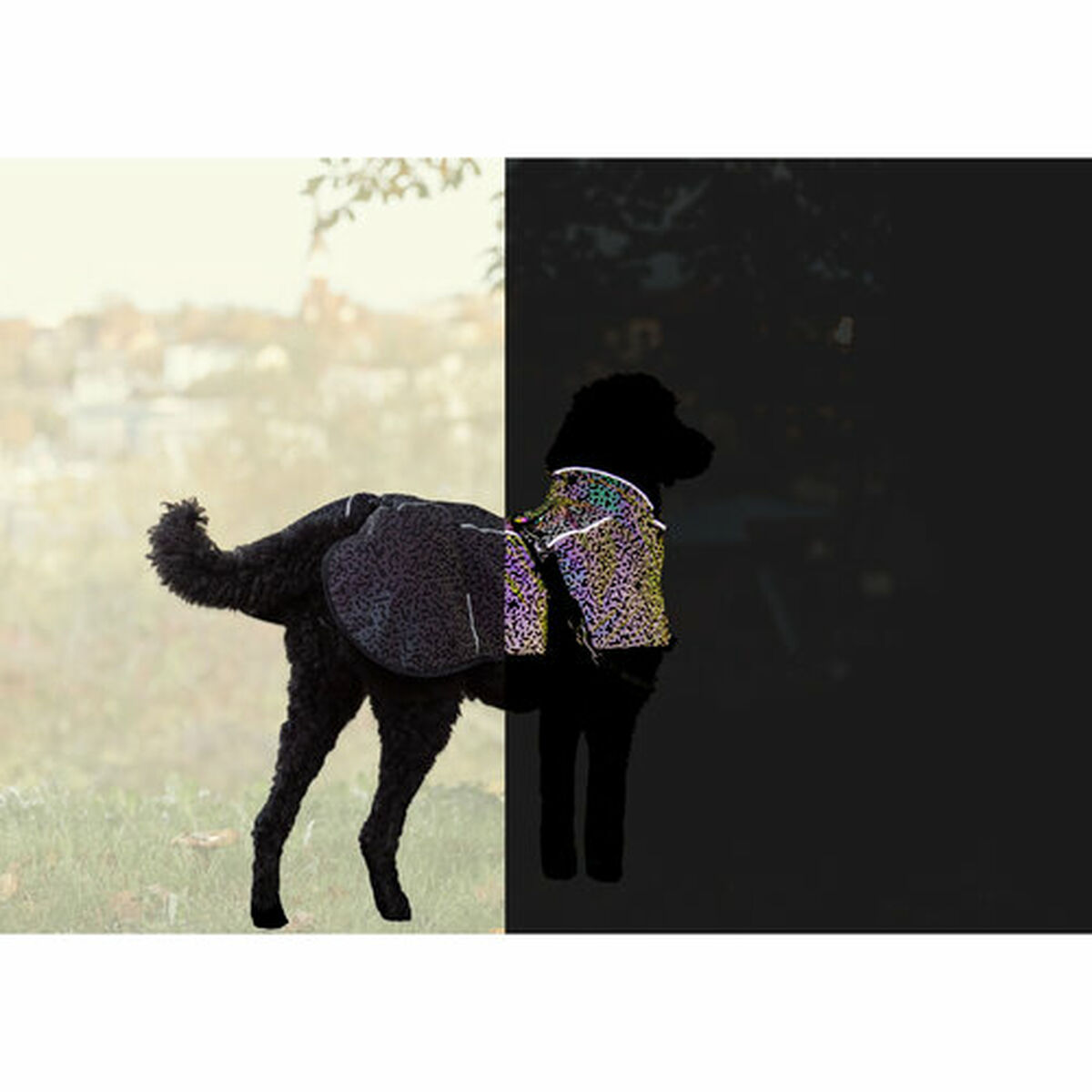 Capa para perro Trixie Limoux Reflect Multicolor S