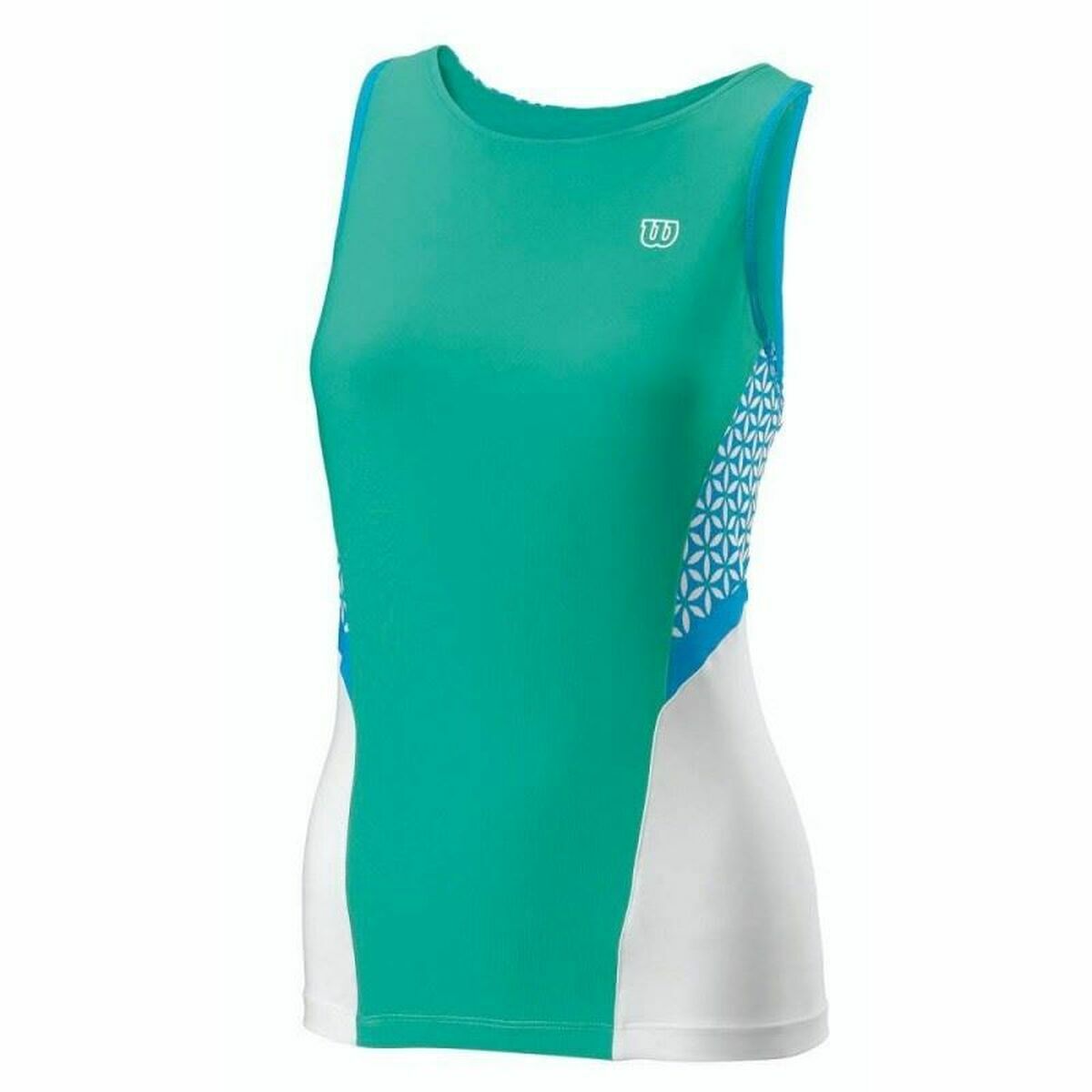 Camiseta de Tirantes Mujer Wilson Glamour Verde Tenis Reversible (Reacondicionado C)