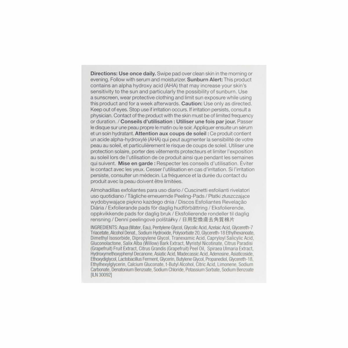 Exfoliante Facial StriVectin Daily Reveal 60 unidades