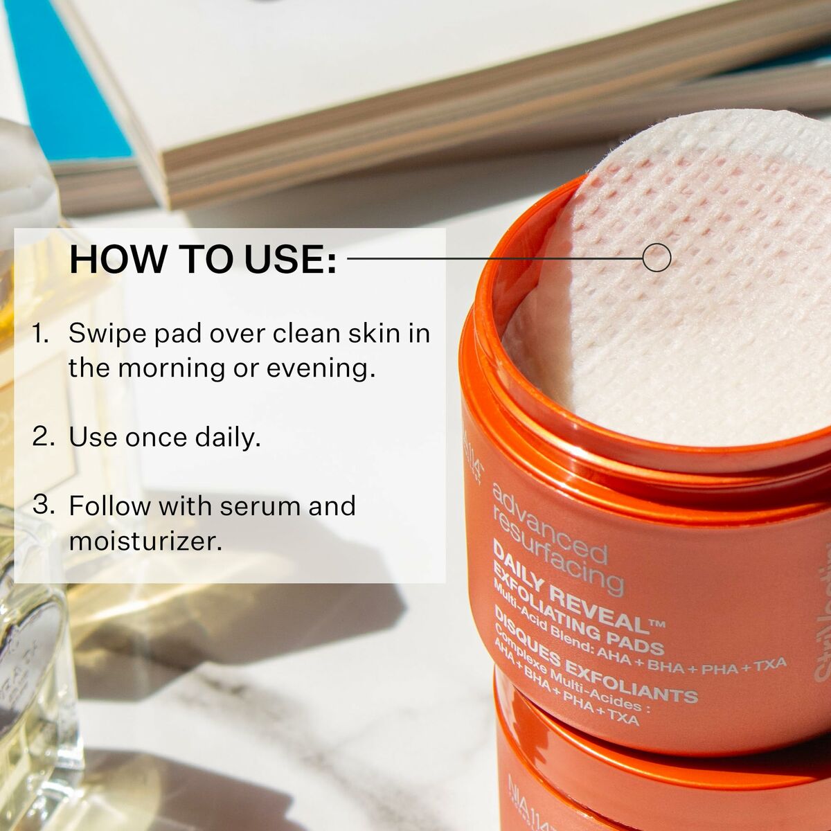 Exfoliante Facial StriVectin Daily Reveal 60 unidades