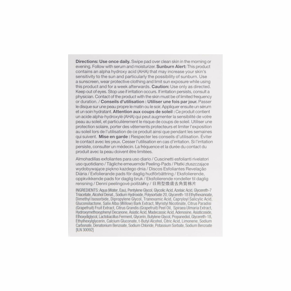 Exfoliante Facial StriVectin Daily Reveal 60 unidades