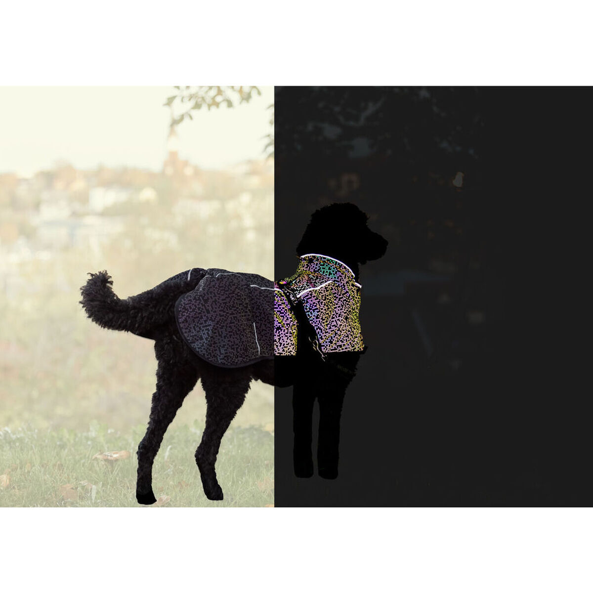 Capa para perro Trixie Limoux Reflect Multicolor M