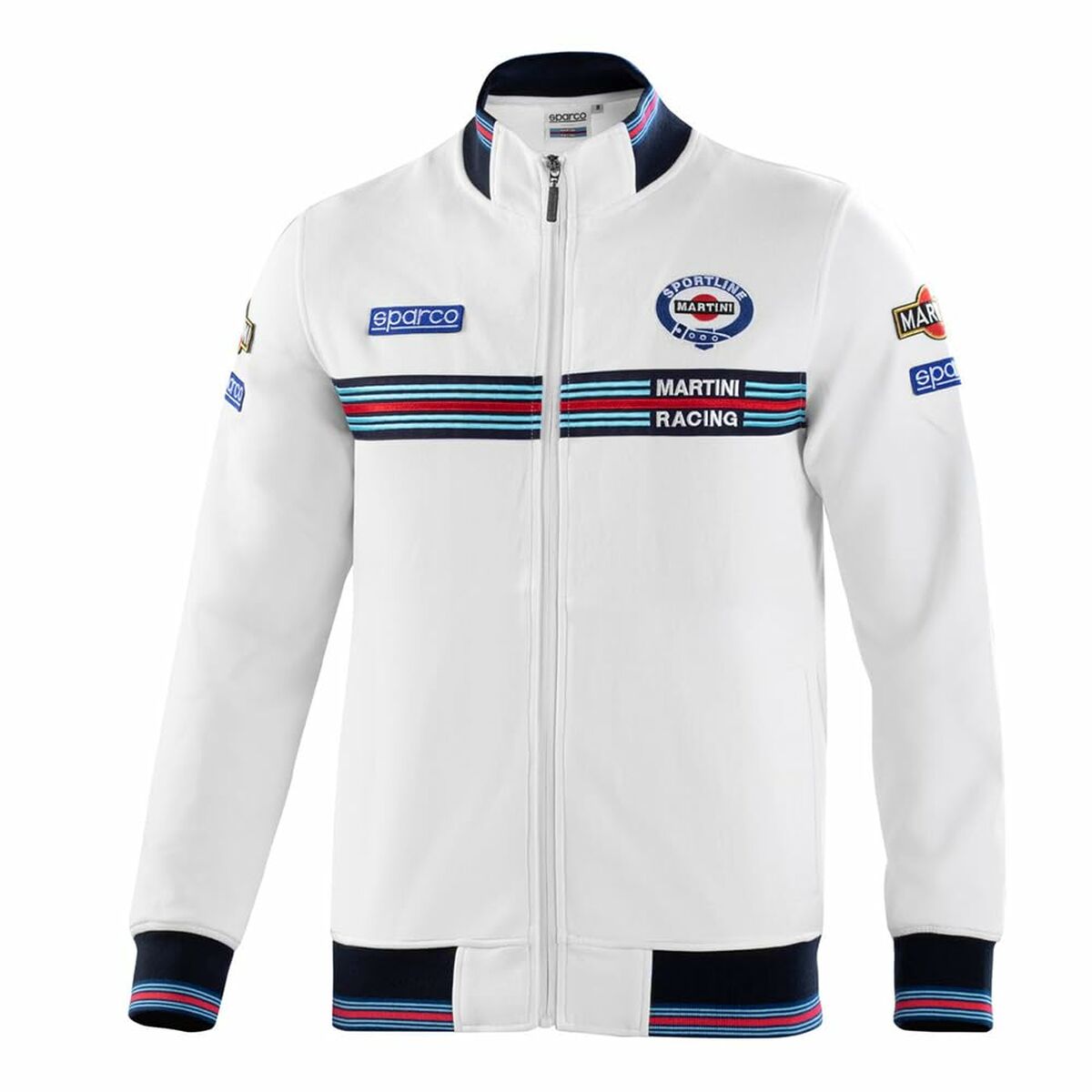 Sudadera con Capucha Sparco S01278MRBI0XS Blanco XS