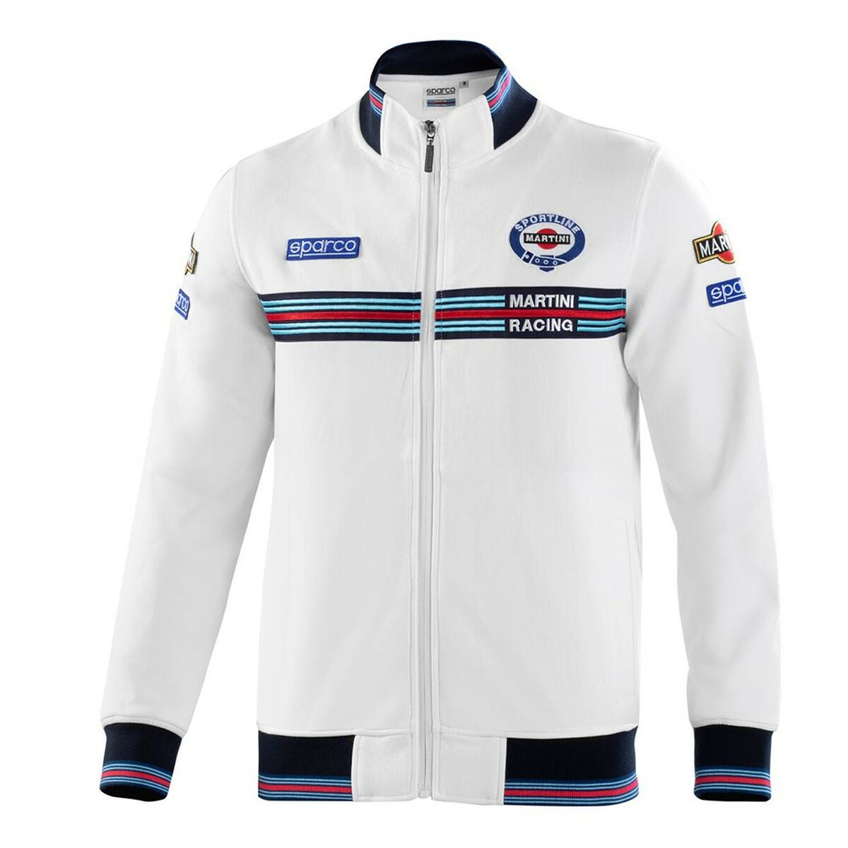 Sudadera con Capucha Sparco S01278MRBI0XS Blanco XS