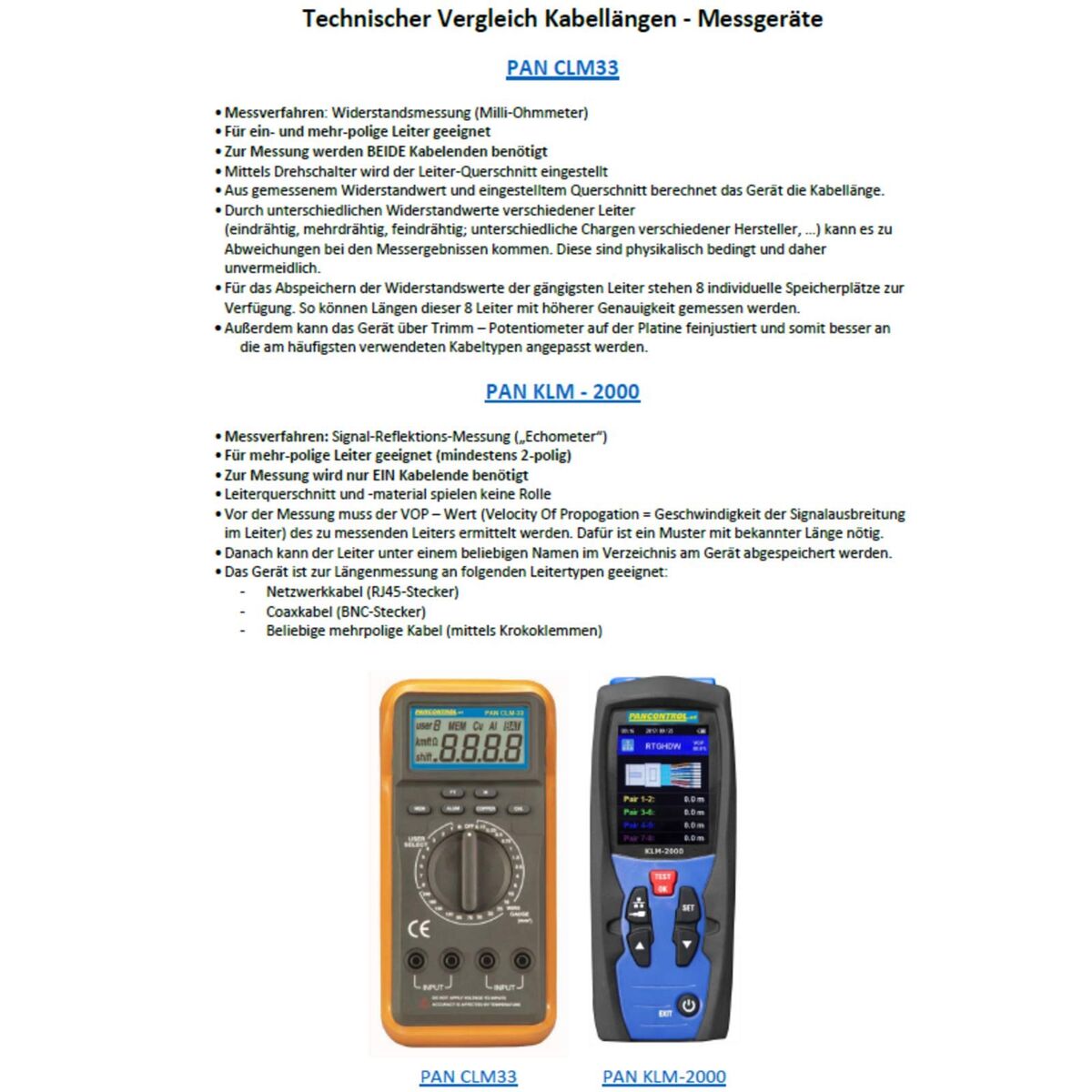 Probador de voltaje y continuidad Pancontrol