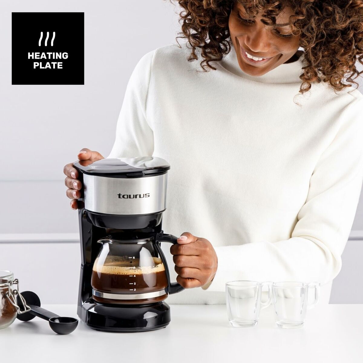 Cafetera de Goteo Taurus VERONA 6 INOX