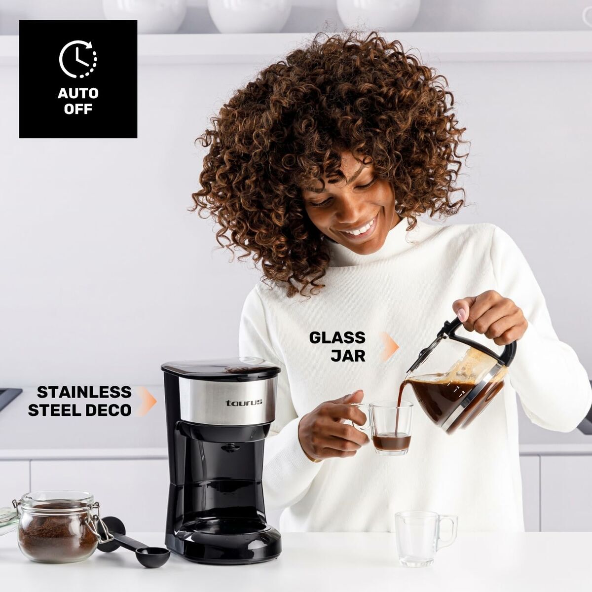 Cafetera de Goteo Taurus VERONA 6 INOX