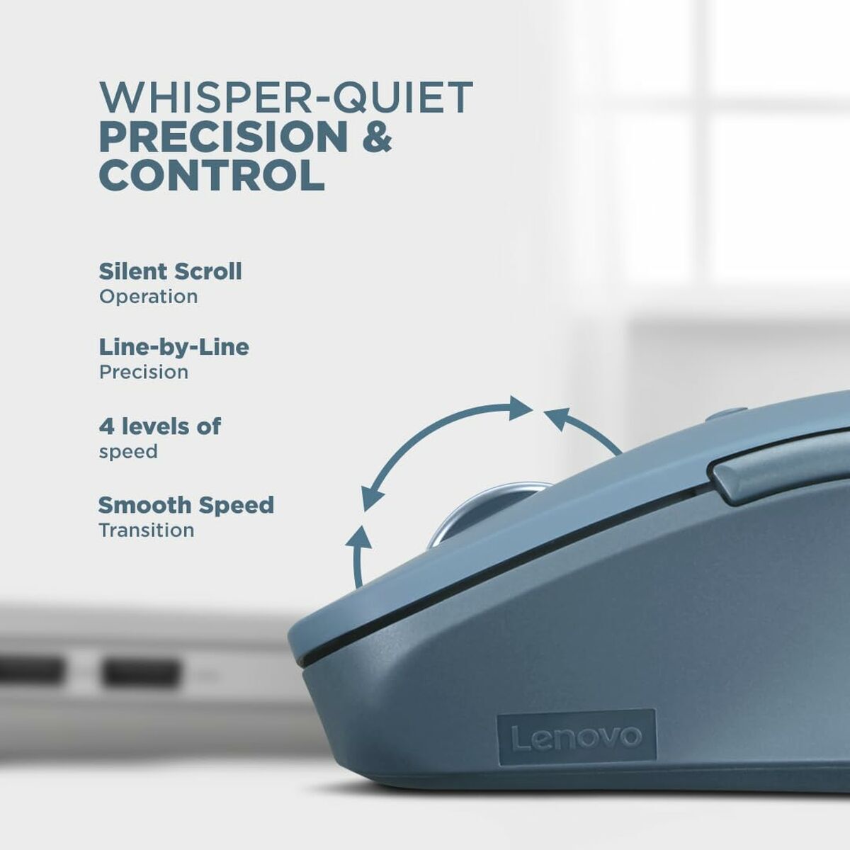 Ratón Lenovo GY51P14335 Azul Negro Turquesa 2400 dpi