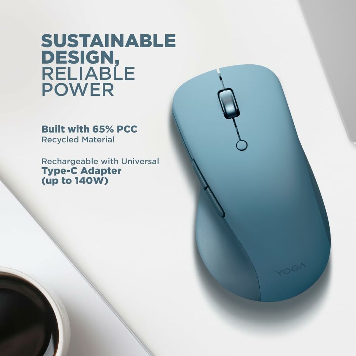 Ratón Lenovo GY51P14335 Azul Negro Turquesa 2400 dpi