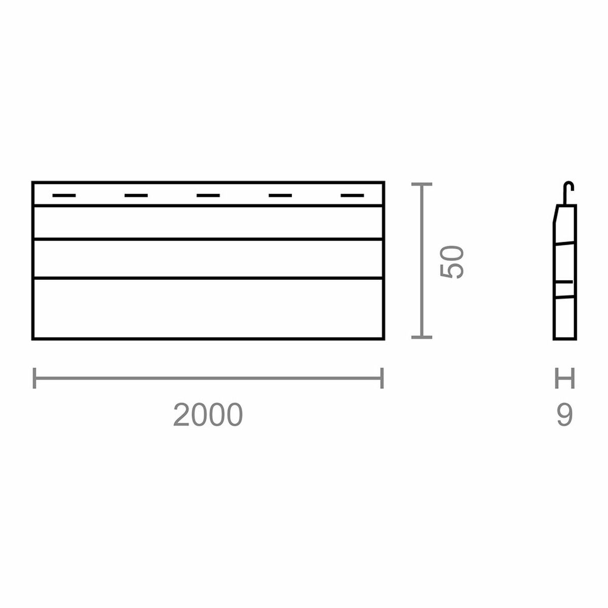 Lama para persiana Micel final pr24 Blanco PVC