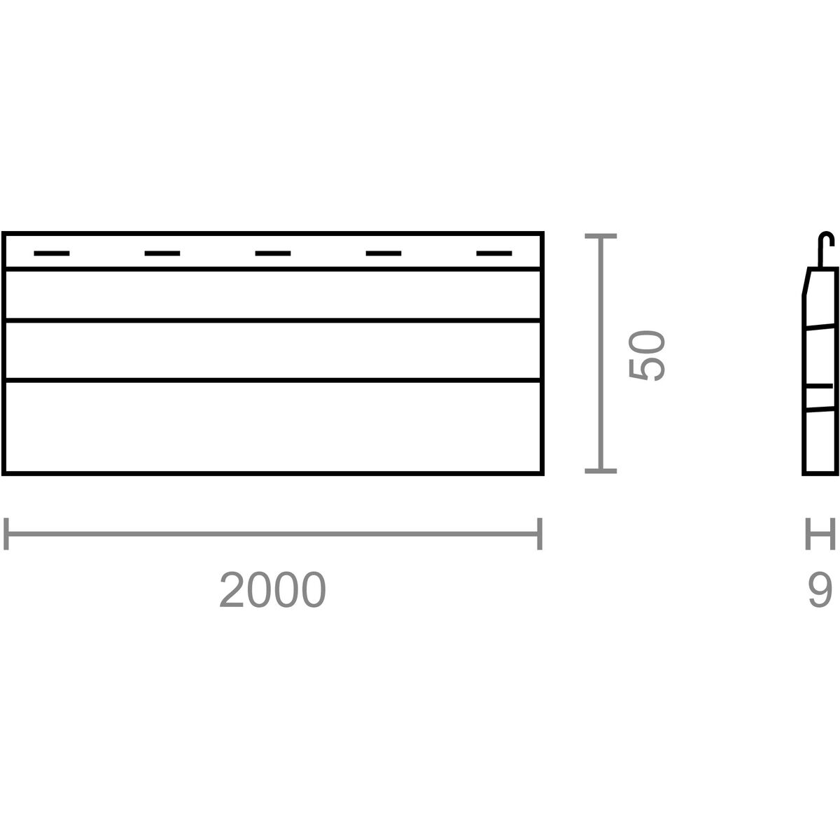 Lama para persiana Micel PR24 Marfil PVC