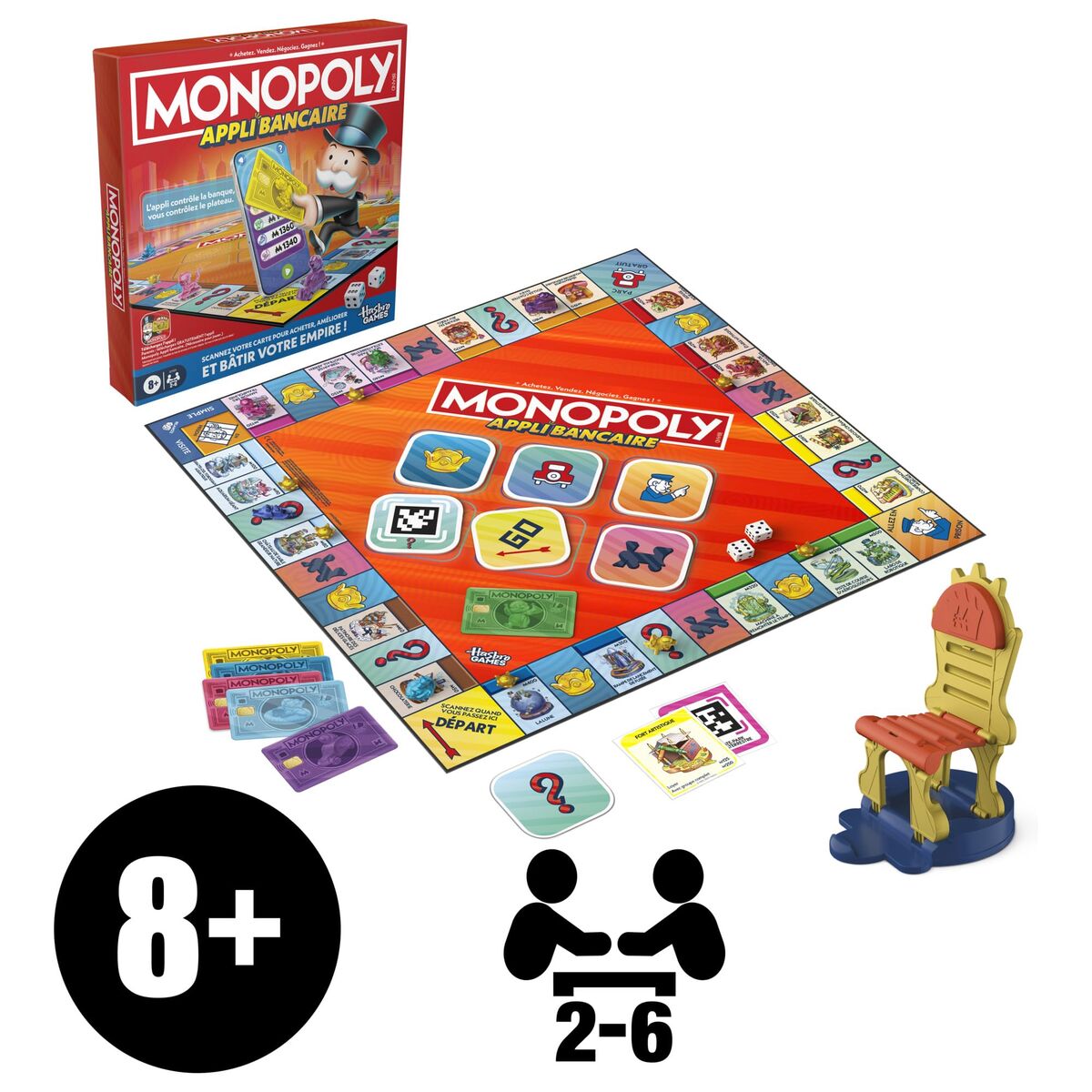 Juego de Mesa Monopoly Monopoly Appli Bancaire
