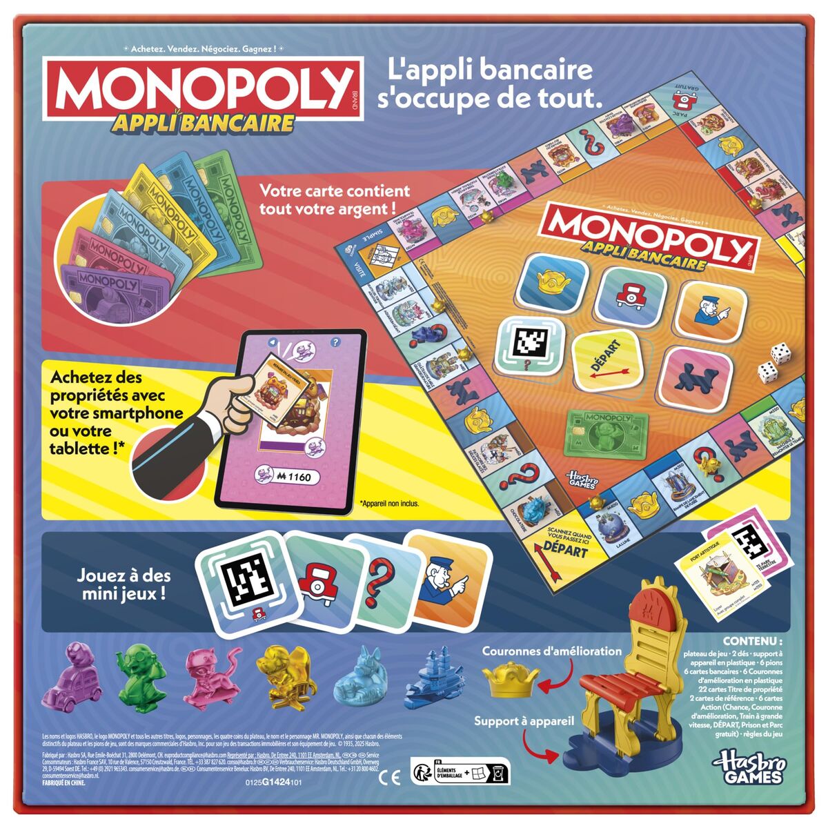 Juego de Mesa Monopoly Monopoly Appli Bancaire