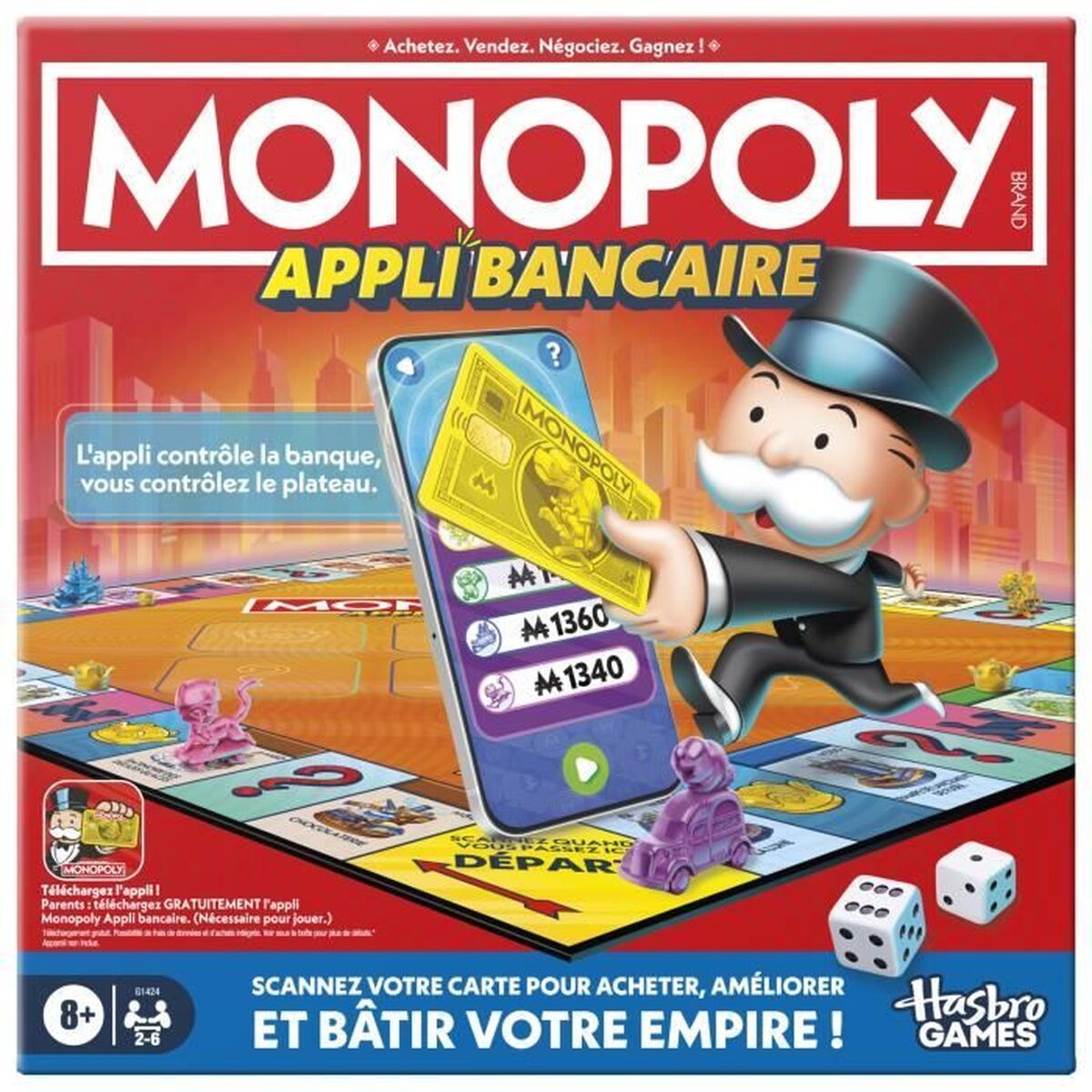 Juego de Mesa Monopoly Monopoly Appli Bancaire