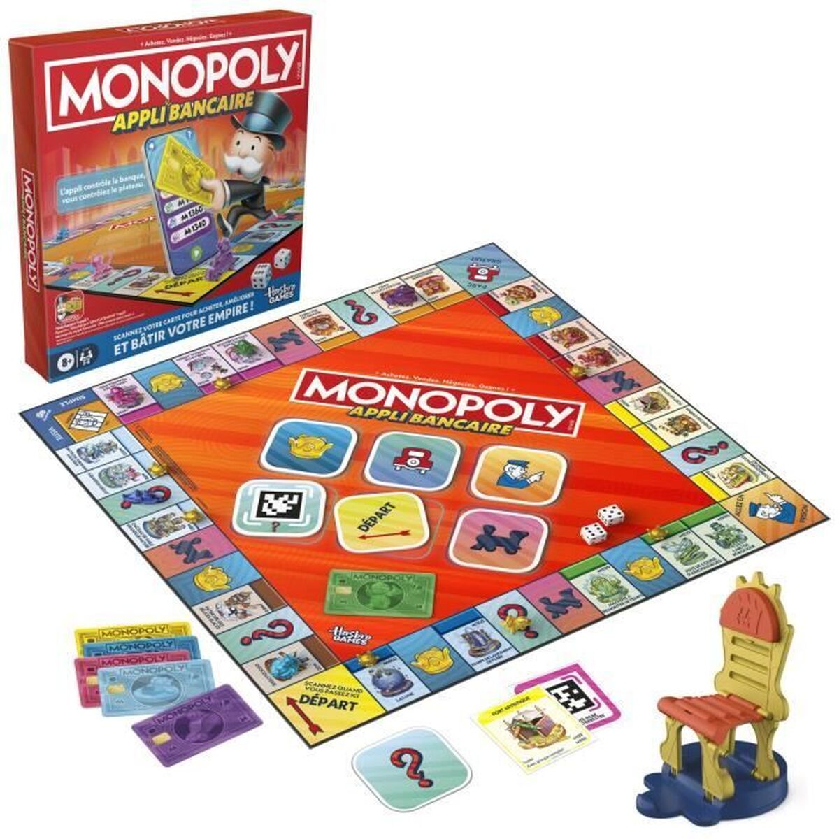 Juego de Mesa Monopoly Monopoly Appli Bancaire