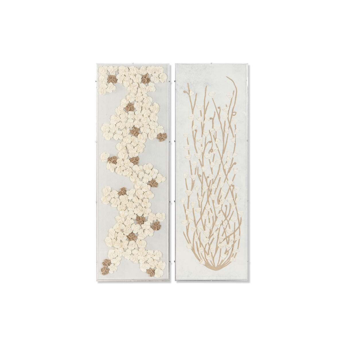 Cuadro Acrílico Home ESPRIT Papel 40 X 5 X 120 CM (2 Unidades)