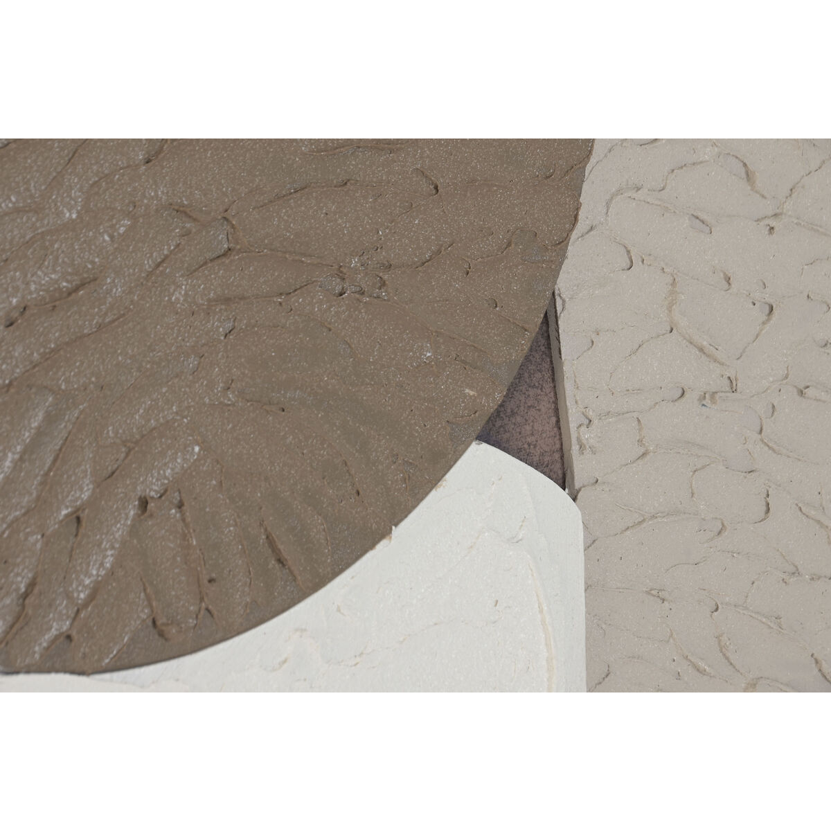 Lienzo Home ESPRIT Blanco Marrón Moderno Urbano (2 Unidades)