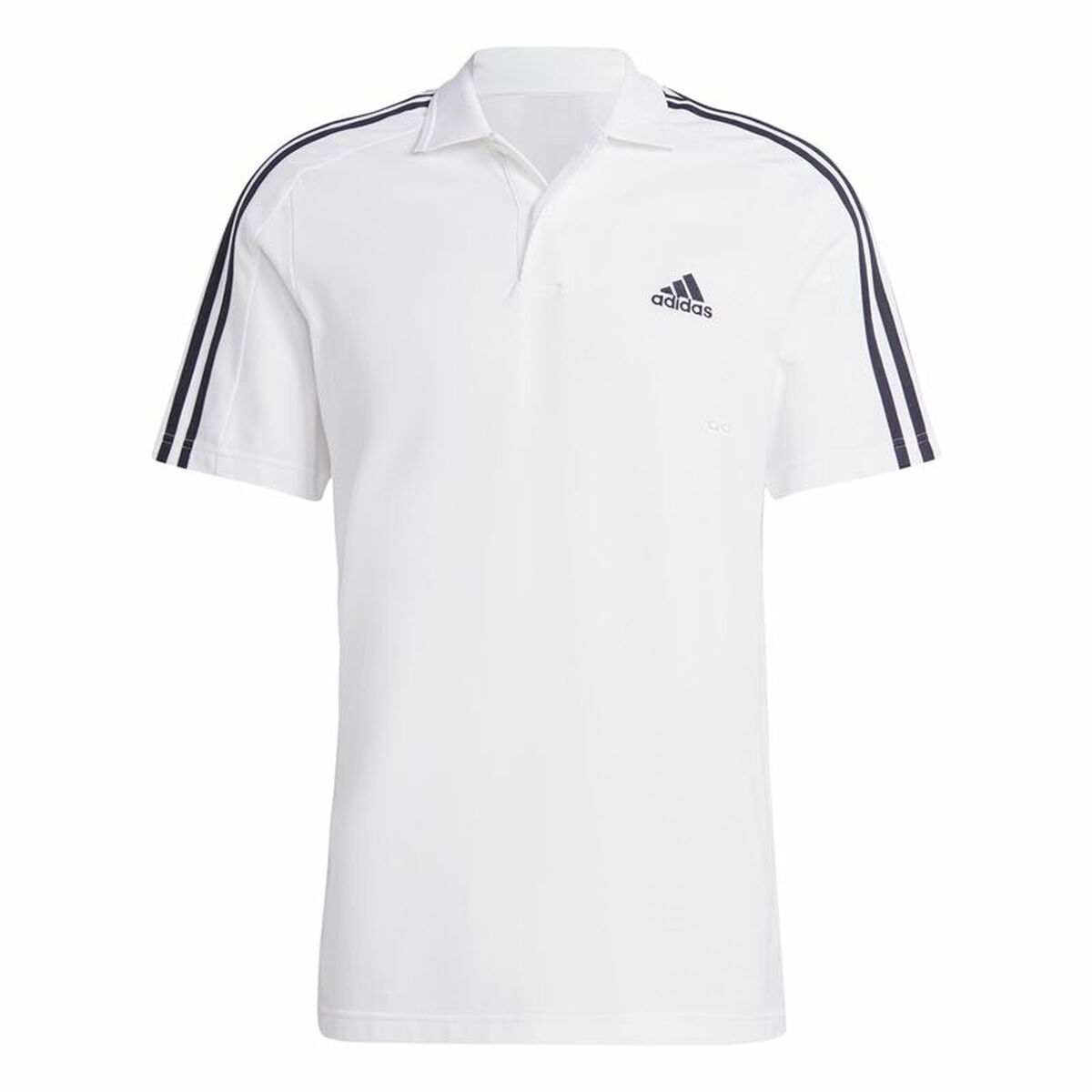 Polo de Manga Corta Hombre Adidas Essentials Blanco XL