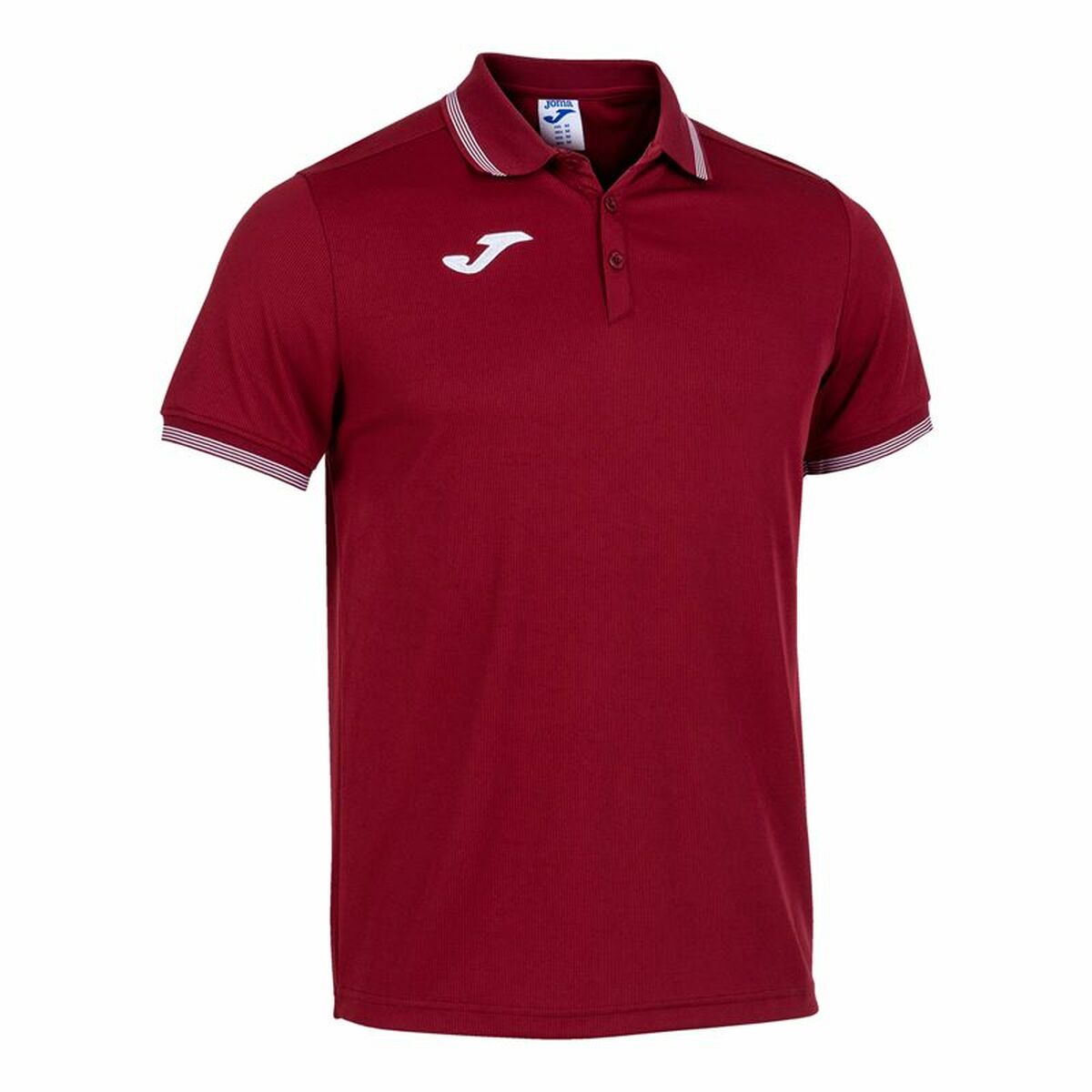 Polo de Manga Corta Hombre Joma Sport Campus III Granate L