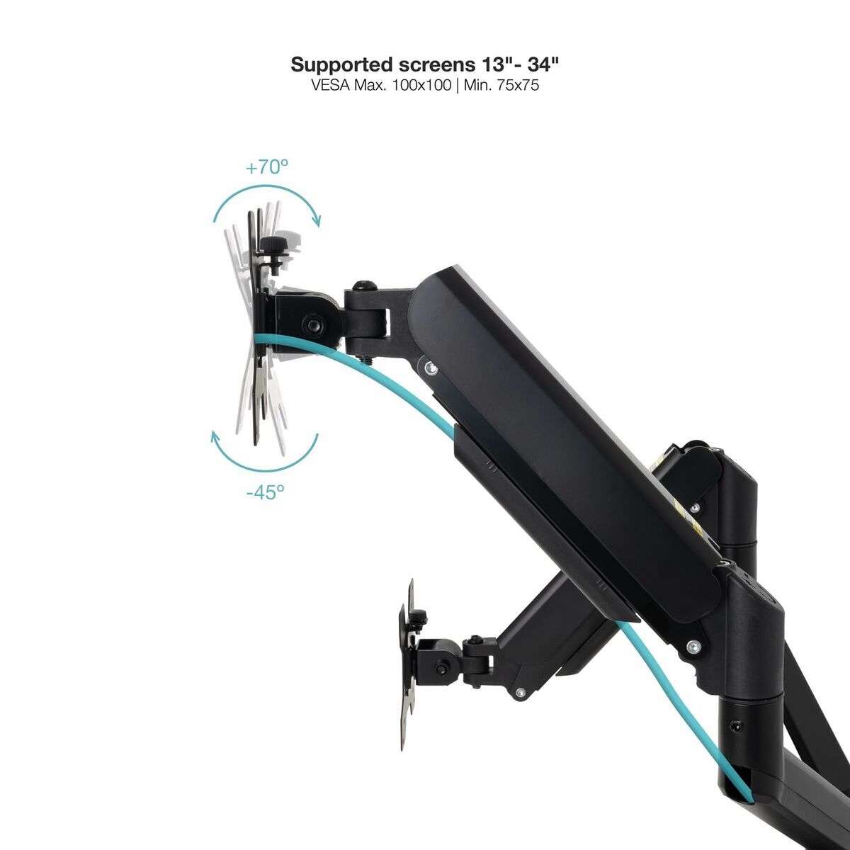 Monitor TooQ LP1434TNR-B 34" 13"