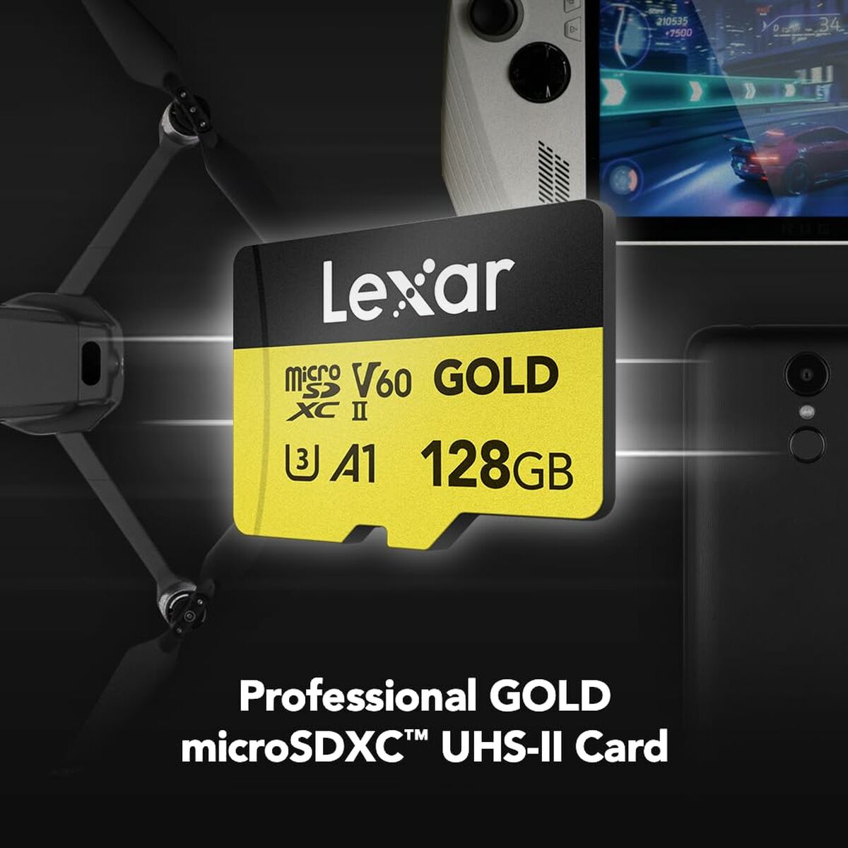Tarjeta de Memoria SD Lexar LMSGOLD128G-BNNNG 128 GB