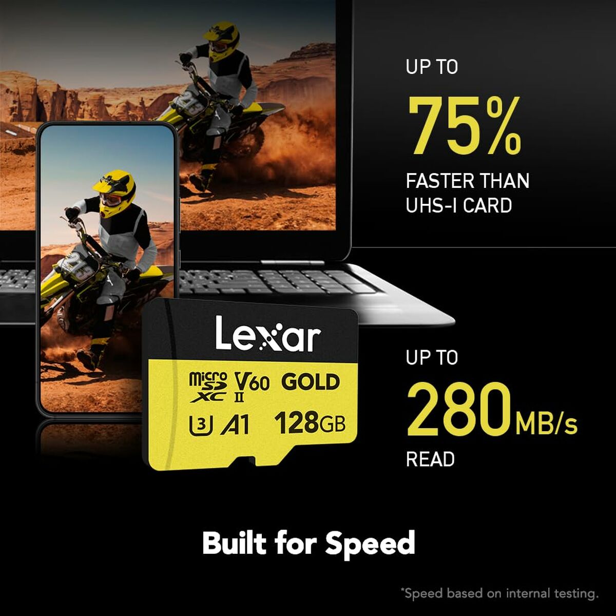 Tarjeta de Memoria SD Lexar LMSGOLD128G-BNNNG 128 GB