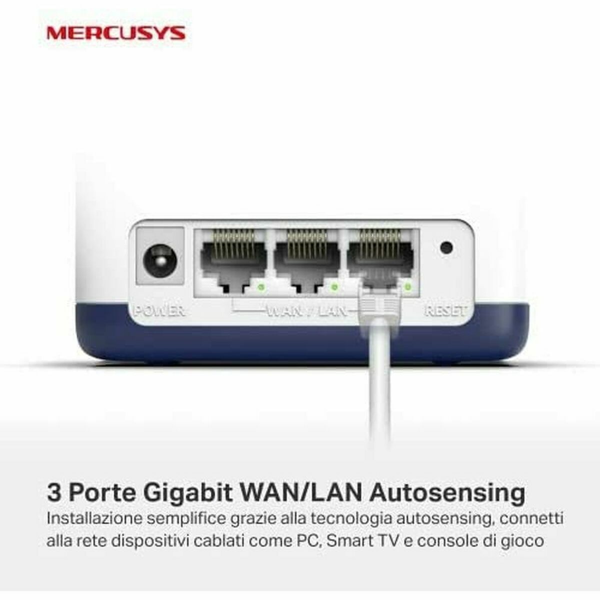 Punto de Acceso Mercusys Halo H50G Blanco 1300 Mbps Mesh (3 Unidades)