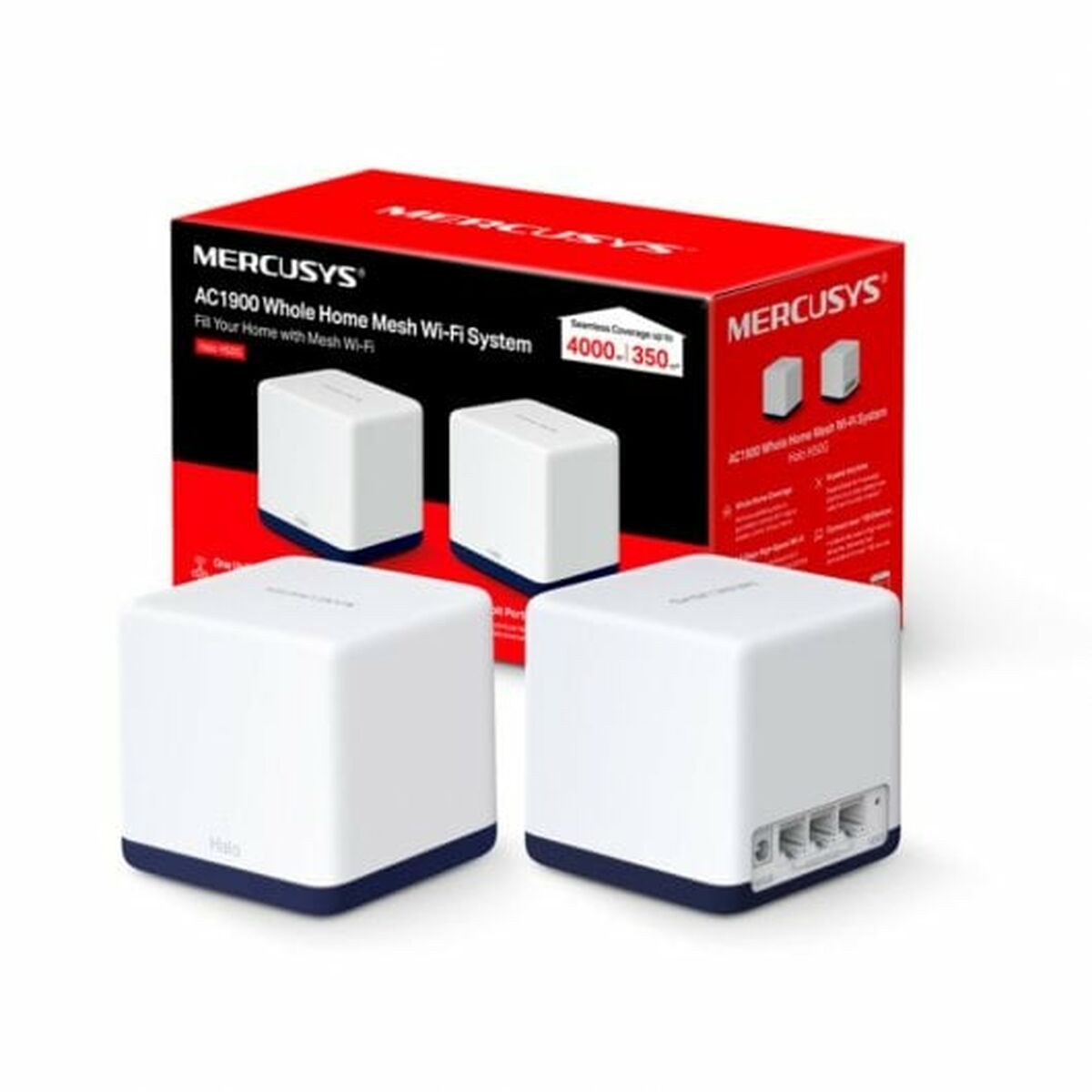 Punto de Acceso Mercusys Halo H50G(2-pack) Blanco 2 Unidades