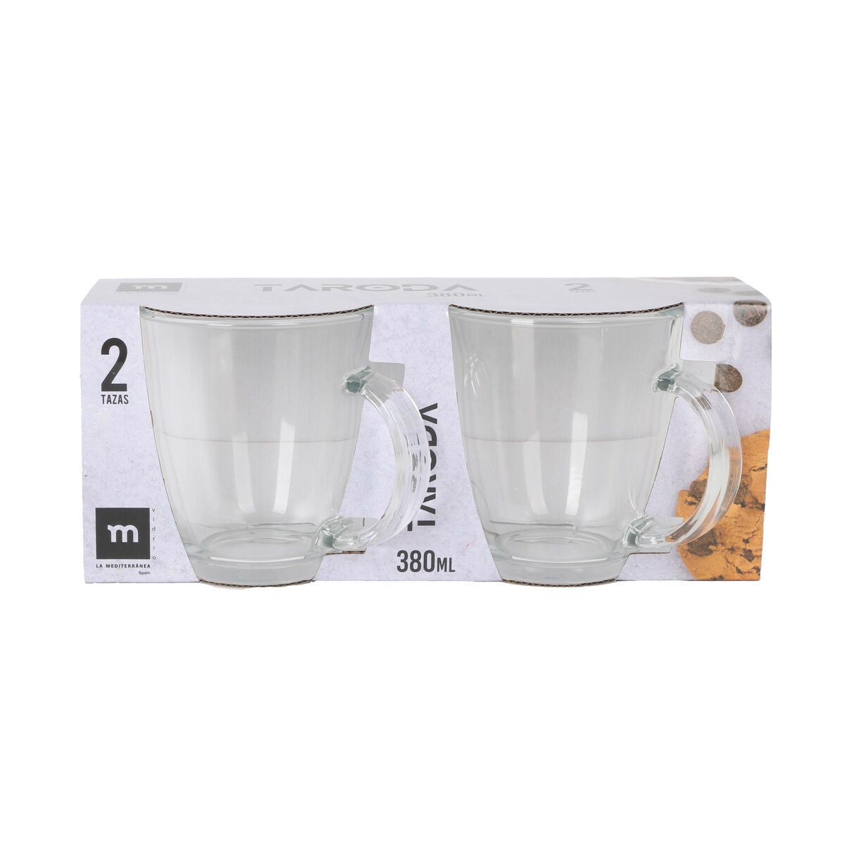 Set de Vasos La Mediterránea Taroda 380 ml 2 Piezas (24 Unidades)