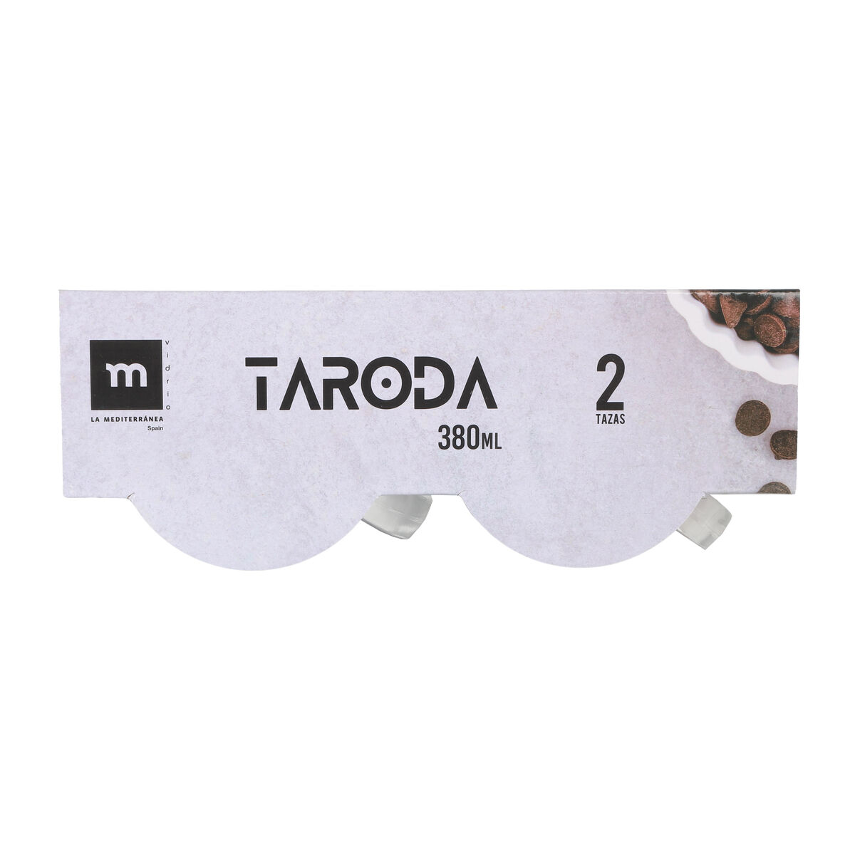 Set de Vasos La Mediterránea Taroda 380 ml 2 Piezas (24 Unidades)