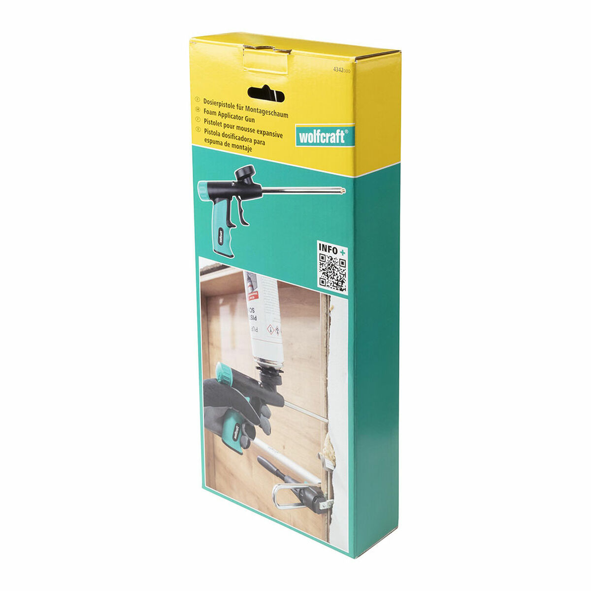Pistola Wolfcraft Espuma
