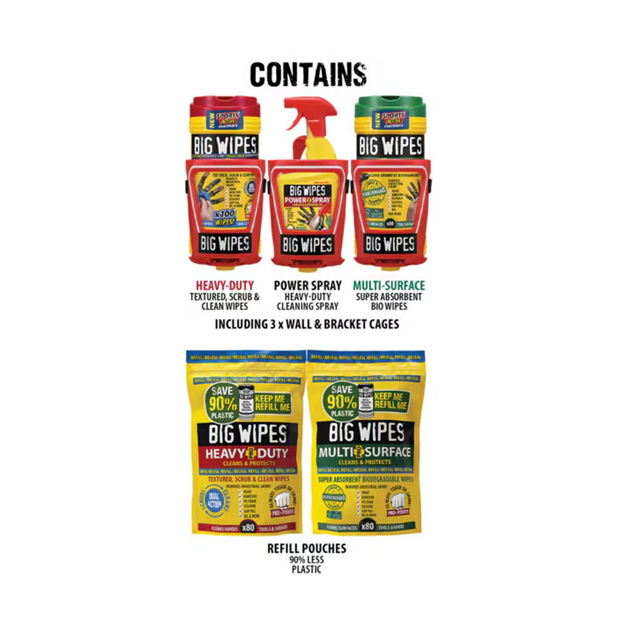Kit limpieza Big Wipes 1 L
