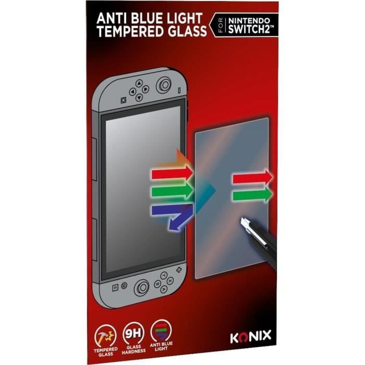 Protector de Pantalla para Nintendo Switch 2 KONIX