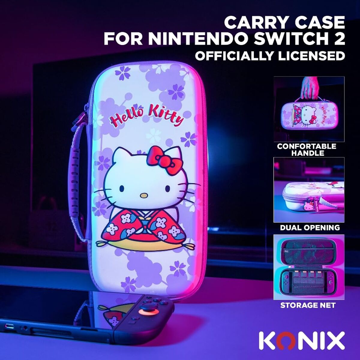 Estuche para Nintendo Switch KONIX