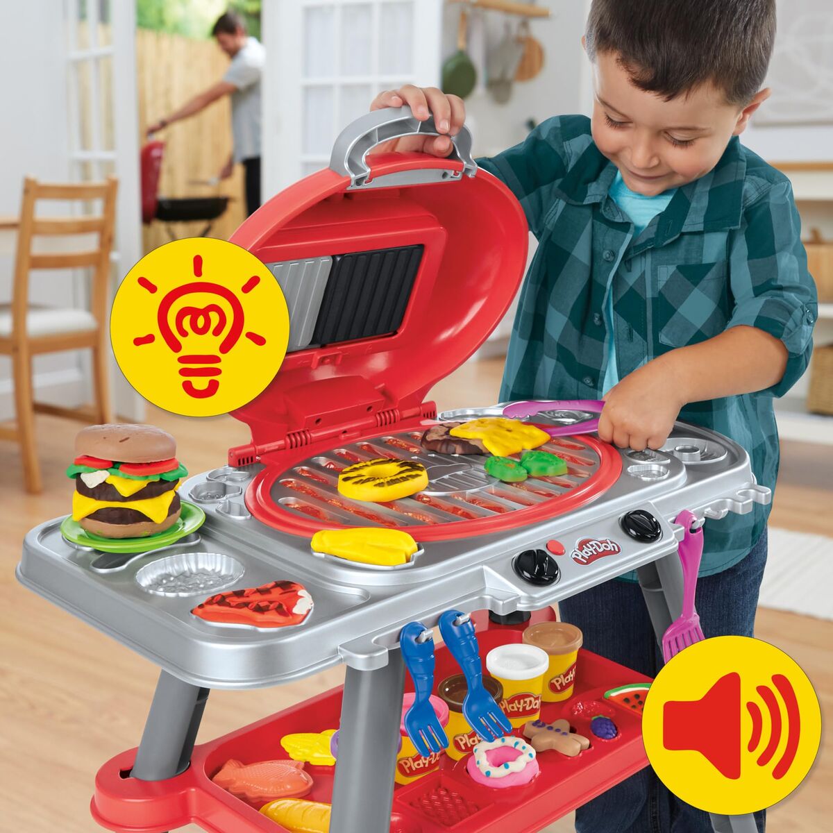 Juego de Plastilina Play-Doh Grilled Delights